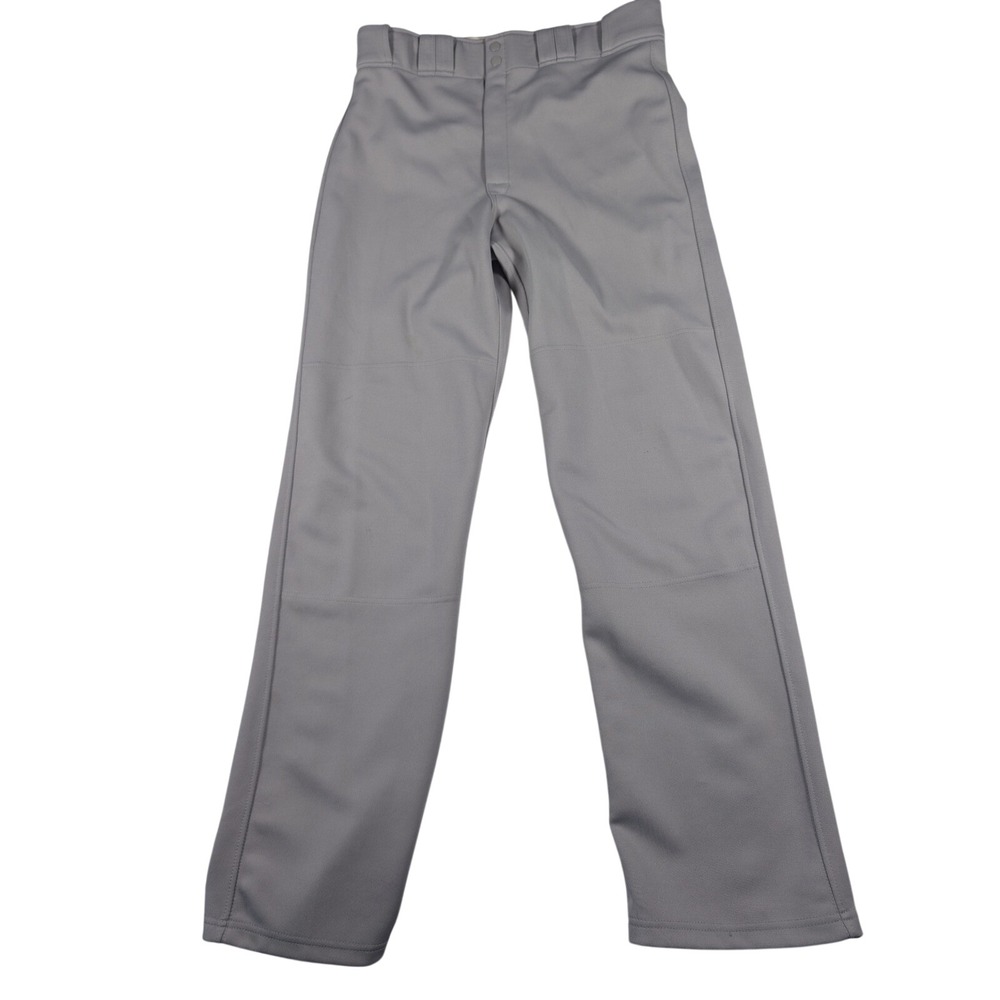 Easton Mens XL Gray Baseball Pants Double Knee Athletic Sports Uniform